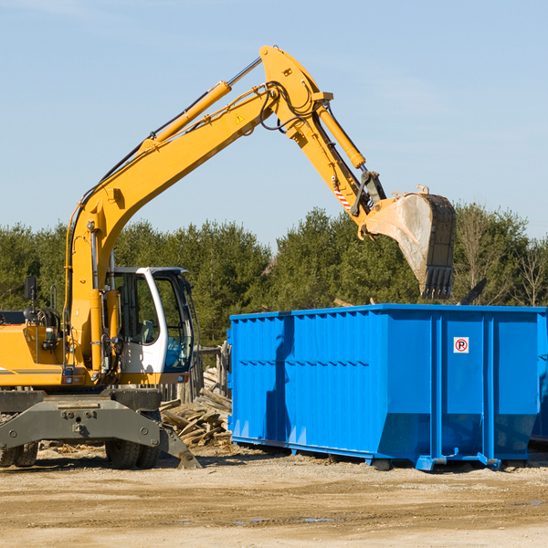 how many times can i have a residential dumpster rental emptied in Buckshot Arizona